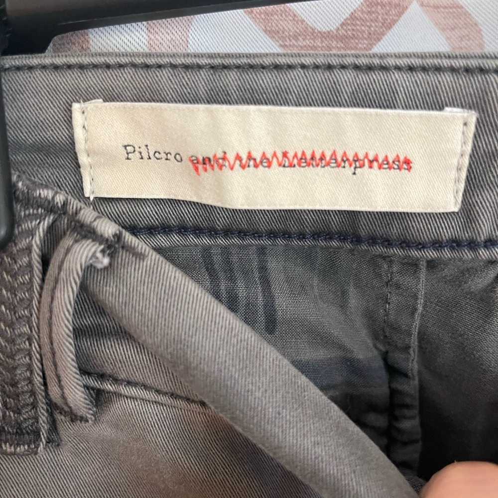 Pilcro Gray Pants With Patchwork - image 4